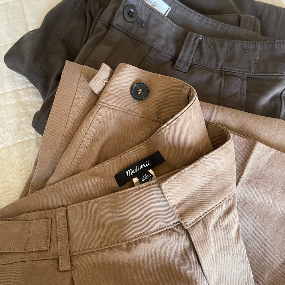 Madewell Woman Tan and Brown
